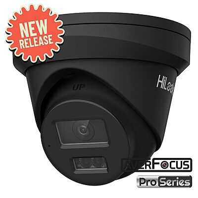 HiLook 8 MP Intelligent Fixed Turret Network Camera, Black[COMING SOON]