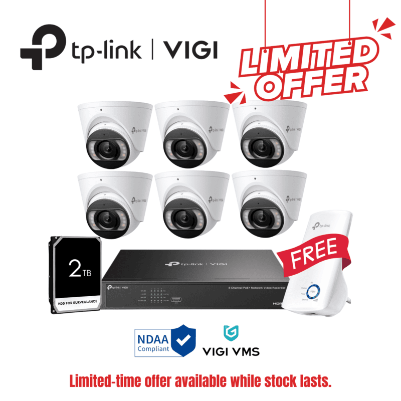 TP-Link VIGI Full Colour 8CH/4TB/5MP Kit(INSIGHT S455) TP-Link VIGI Full Colour 8CH/4TB/5MP Kit(INSIGHT S455)